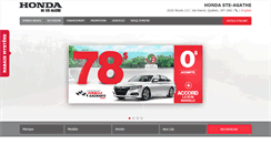 Desktop Screenshot of hondasteagathe.com